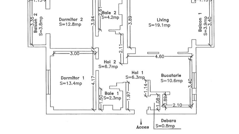Girocului-Lidia | 3 Camere | Etaj 1 | Centrala proprie | Boxa - Poză 23