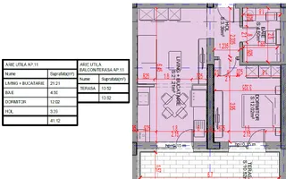 Apartament 2 camere 51 mp Pallady, Oferta Parcare, Comision 0% - Schiță 12