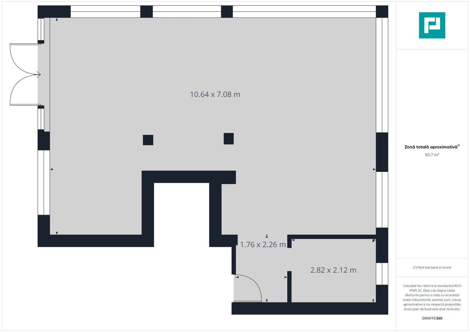 Spațiu comercial 83 mp - lângă Shopping City - Poză 7