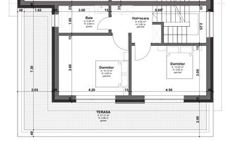 Apartament in imobil tip vila! 4 camere suprafata utila 115 mp! - Schiță 3