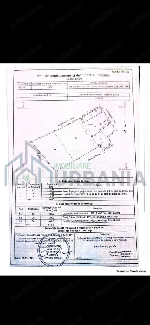 Casă cu 3 camere de vânzare în Probota, Perieni - Poză 5