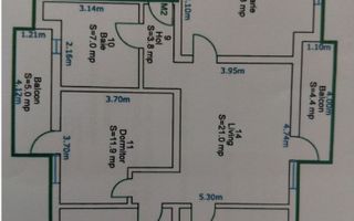 Apartament 4 camere | 82 MPU | 2 Balcoane | Mihai viteazul - Poză 3