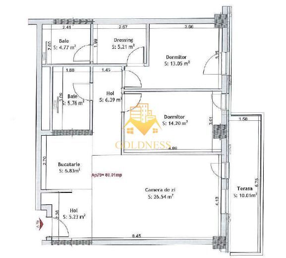 3 camere,Parcare,  Zona Frunzisului, Lidl, Cartierul Zorilor, UMV,UTCN - Poză 12
