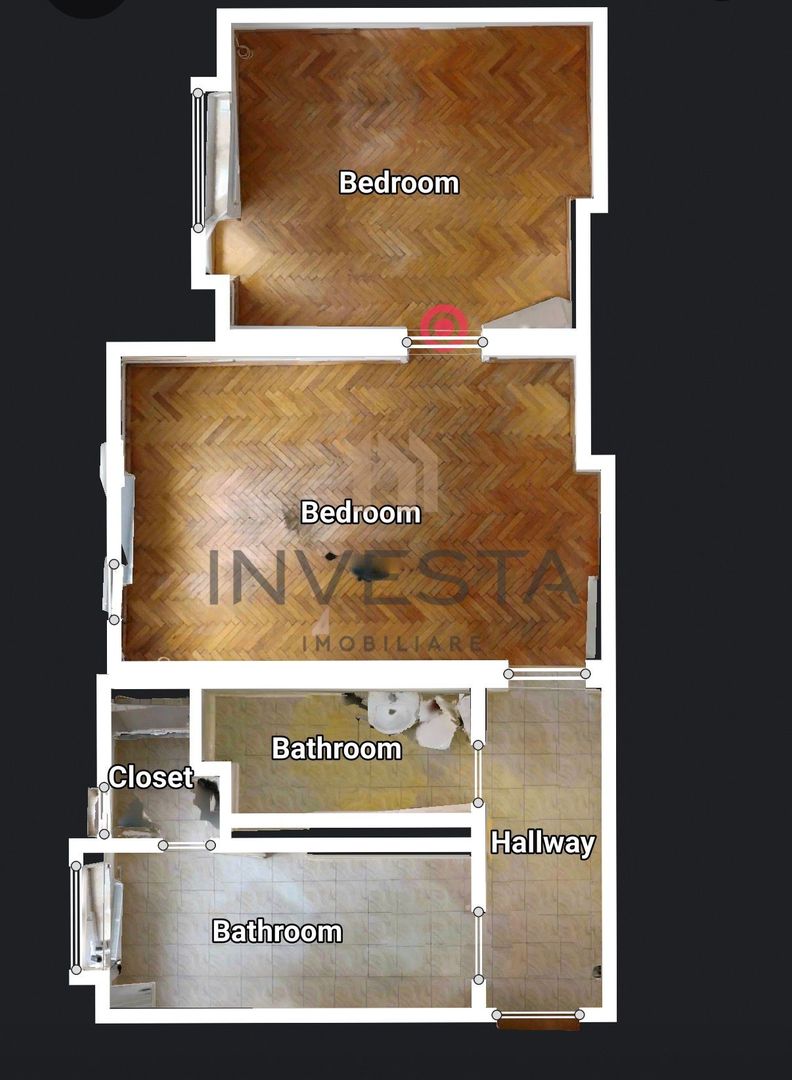 Apartament cu 2 camere, etaj 1, zona Horea–ideal pentru investitie - Schiță 9