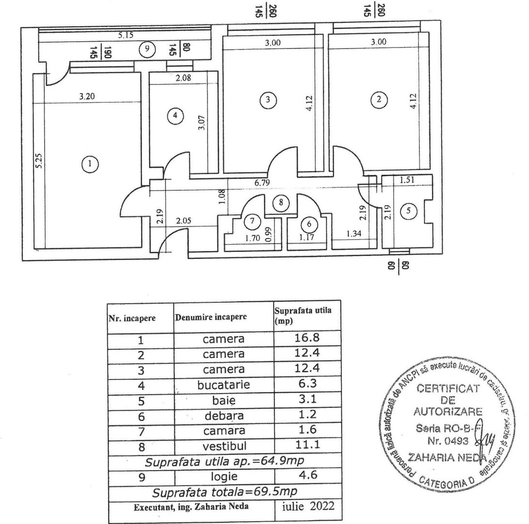 OPORTUNITATE - 3 camere decomandate, 70 mp utili, et 3 - Bucur Obor - Poză 18