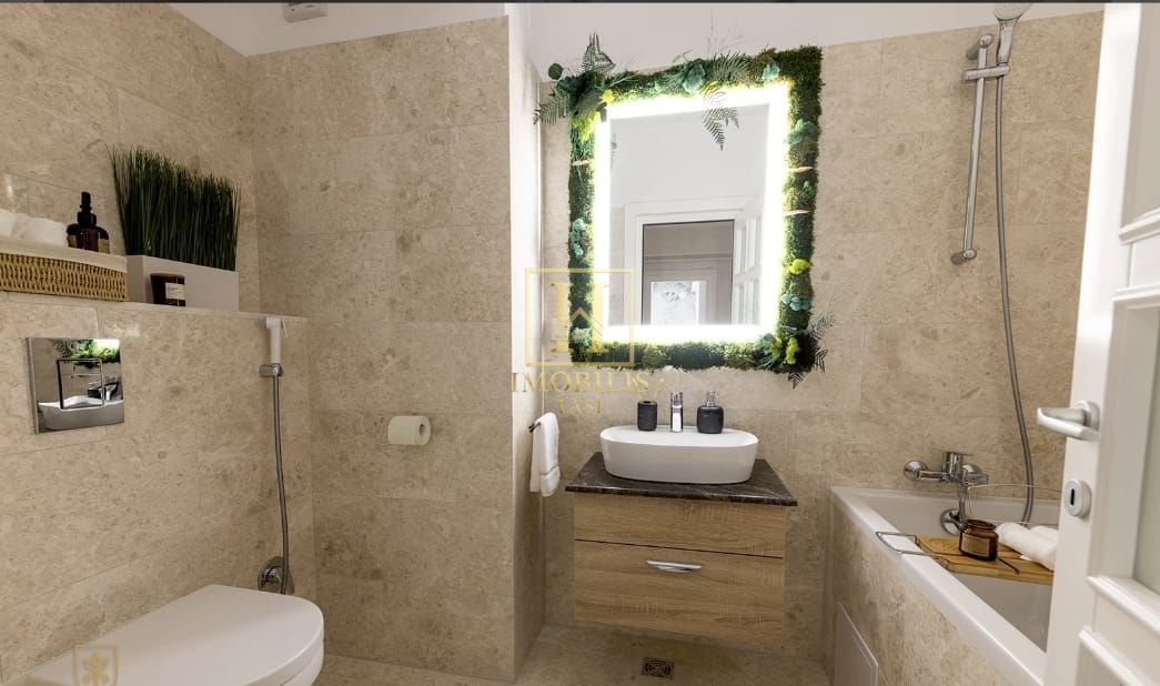 Apartament-living si bucatrie open space+dormitor, 43.4mp-Copou - Poză 3