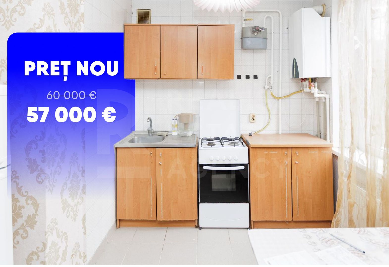 Vânzare, apartament, 2 camere, strada Nicolae Titulescu, Botanica - Poză 1