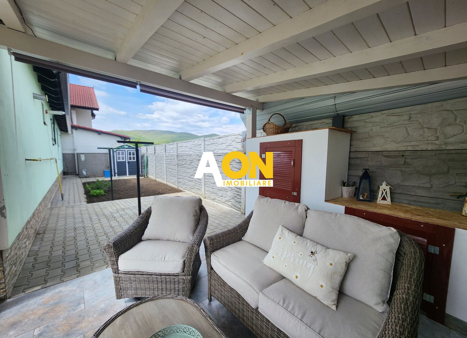 De vanzare casa pe un singur nivel 3 camere, 483mp teren, Alba Micesti - Poză 18