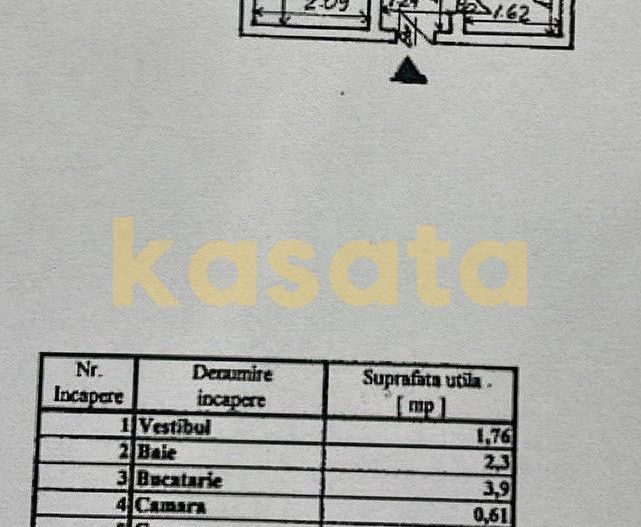 Garsonieră 🏠 | Zona Apusului 📍 | Renovata ✨ | Etaj intermediar ⬆️ - Schiță 13