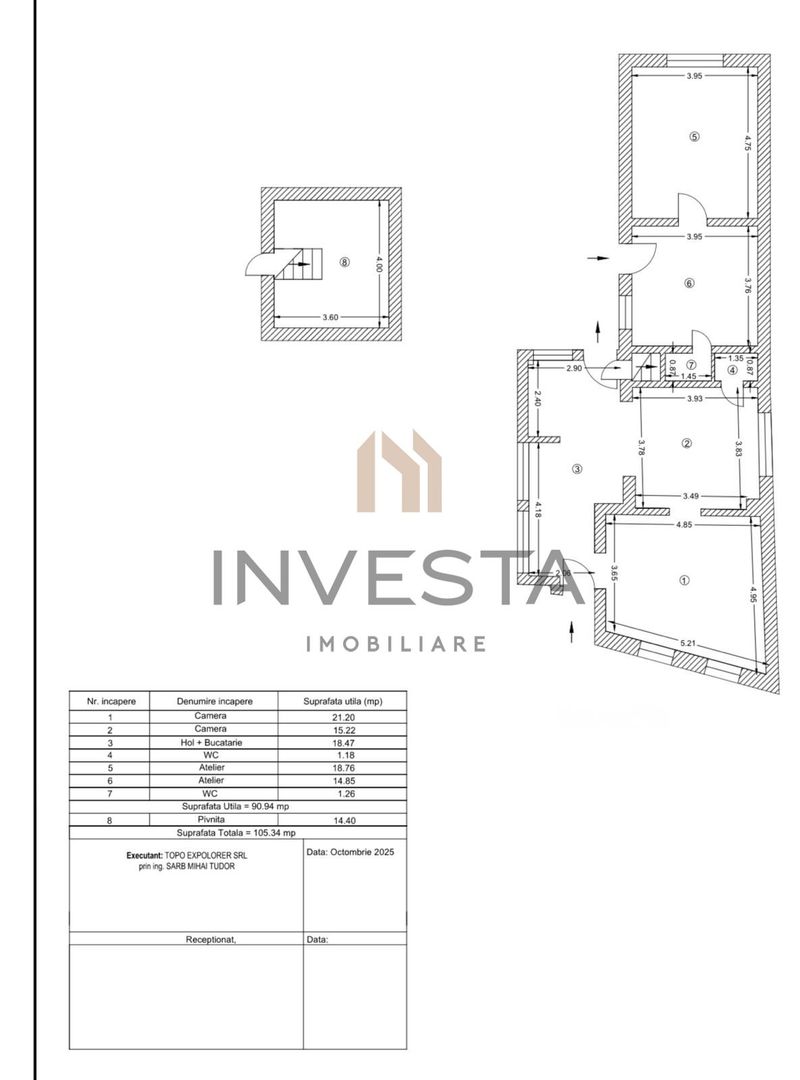 Casa zona centrala -in apropiere de The Office - teren 582 mp - Poză 5
