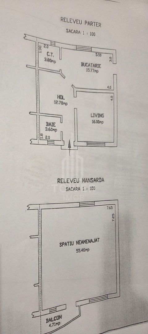 Apartament la casă de vânzare | Șura Mare - Exclusivitate - Schiță 5