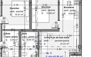 Apartament 2 camere, etajul 1, Intabulat - Poză 6
