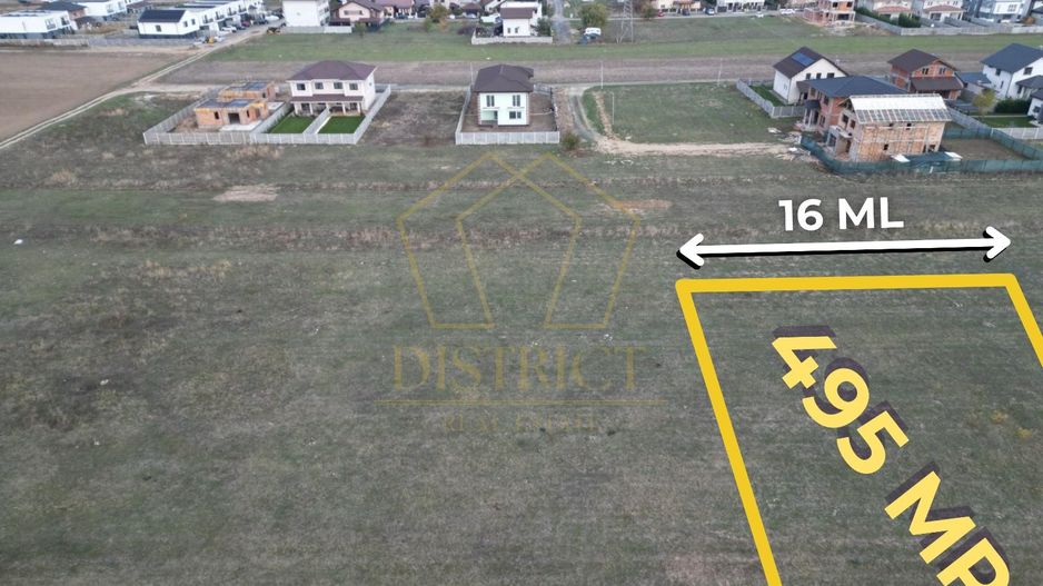 Teren 825mp  cu autorizatie de duplex sau casa individuala | Giroc - Poză 1