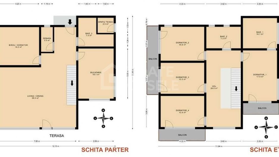 Casă individuală | 6 camere | teren 500 mp și grădină amenajată | Someșeni - Poză 19