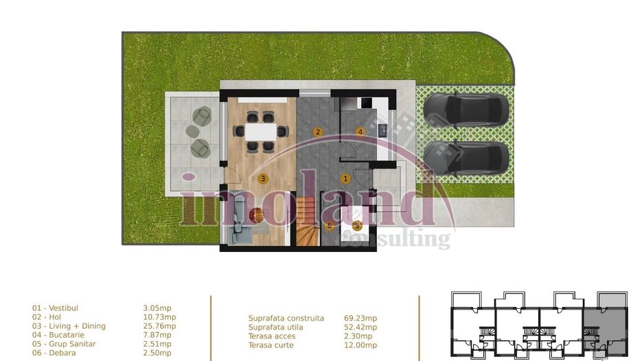 Vanzare - vila noua - 4 camere - Pipera - Schiță 7