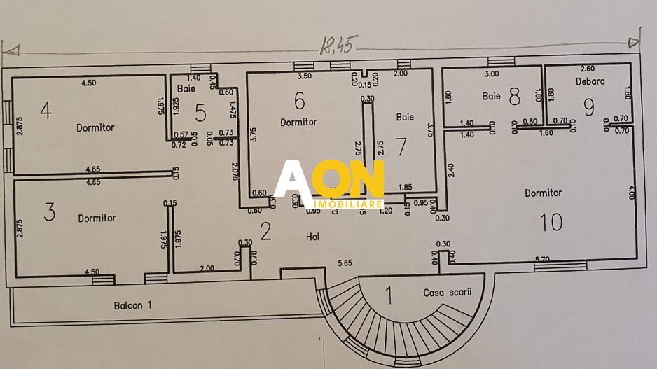 Casa P+1, 912 mp teren, 5 camere, strada asfaltata, zona Lipoveni - Schiță 17