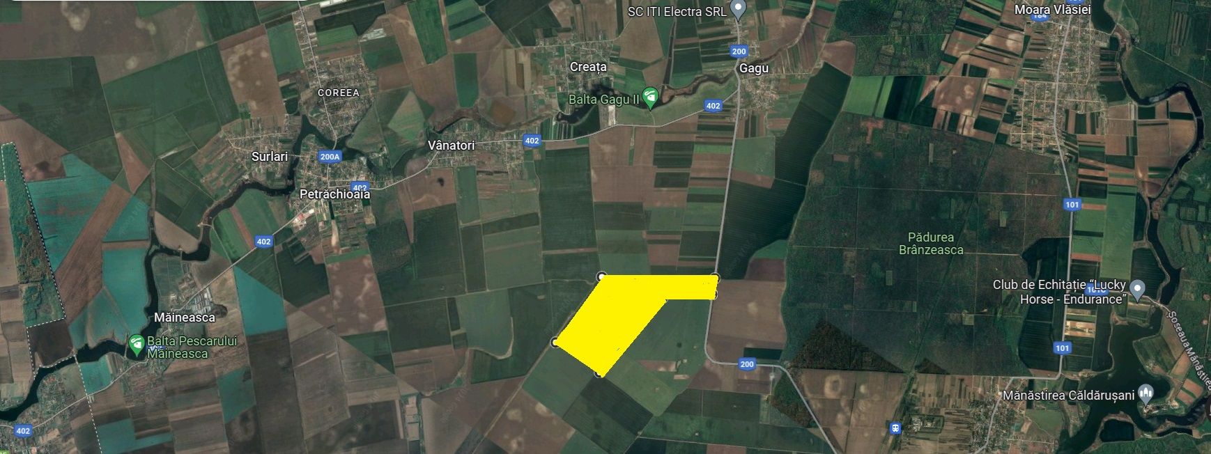 Teren 25.26ha Dascalu / DJ 200 - Poză 3