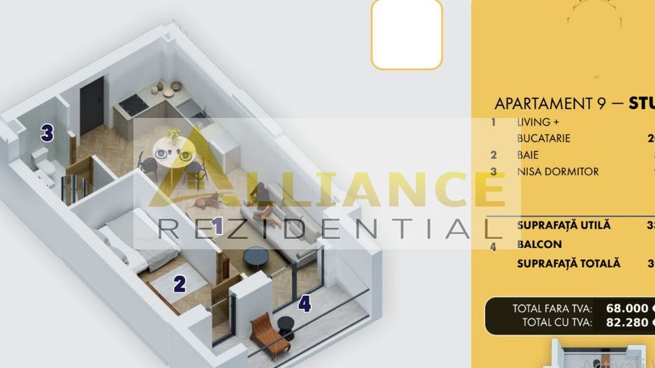 Apartament 2 camere | Popești-Leordeni | 7 minute  metrou Berceni - Poză 2