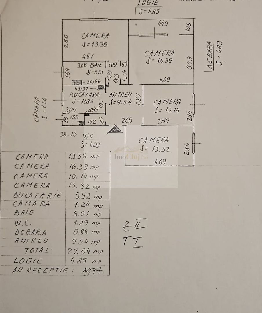 Comision 0% Vanzare apartament  4 camere decomandate- cartier Manastur - Poză 16
