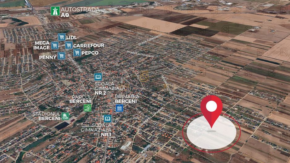 De vanzare teren intravilan – 369 mp | Comuna Berceni - Poză 4