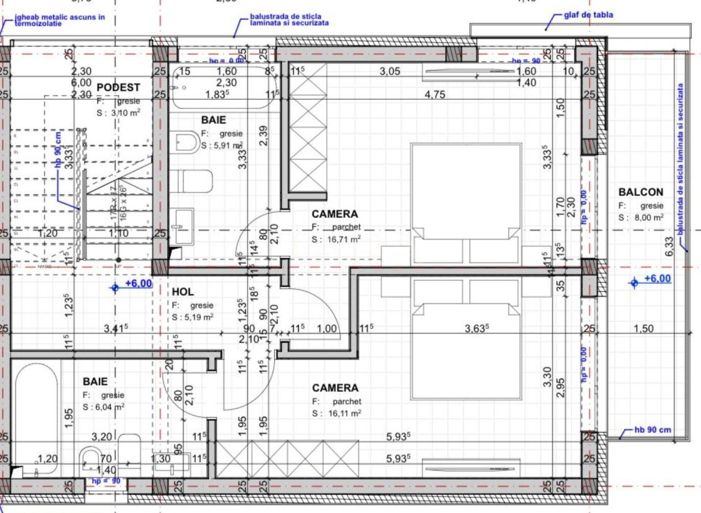 Duplex 5 camere, zona Andrei Muresanu - Poză 3