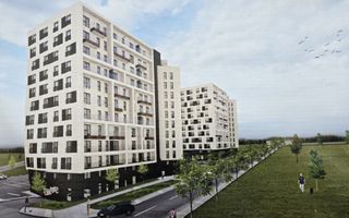 Apartament 1 cameră în bloc NOU - Poză 2