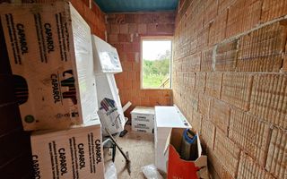 Casa nouă 123 mp utili, semifinisată, 535 mp teren, pod mansardabil - Poză 13