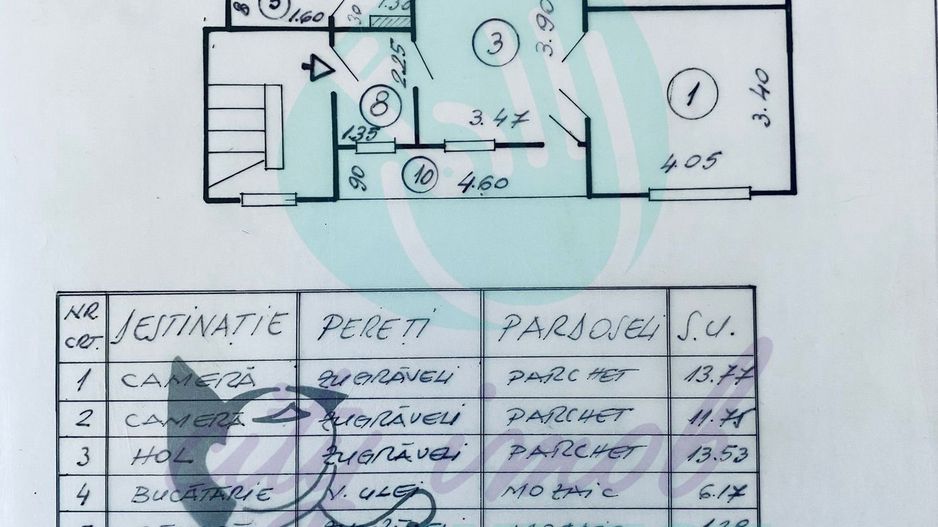 Apartament interbelic 3 camere+Birou demisol | Cotroceni | Liniște și grădină - Poză 9