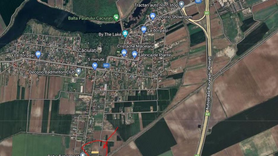 1500 mp Intravilan, Caciulati, acces rapid autostrada A3 - Poză 2