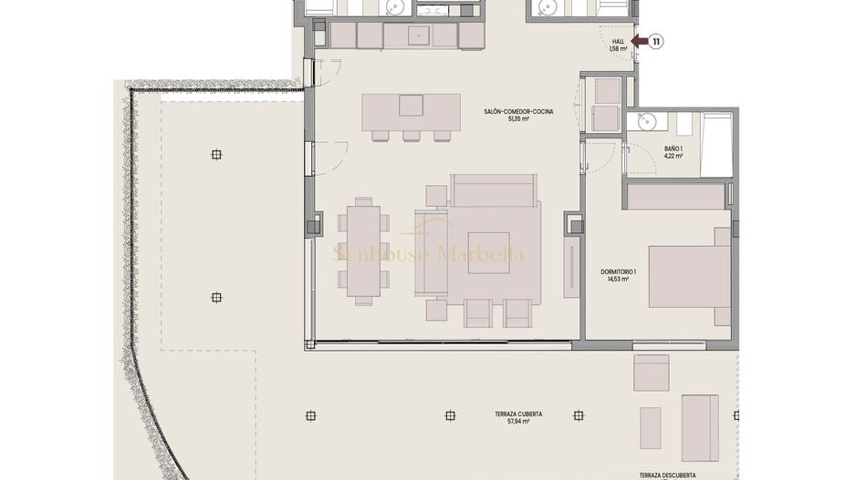 Apartament 3 Dormitoare, New Golden Mile - Poză 10