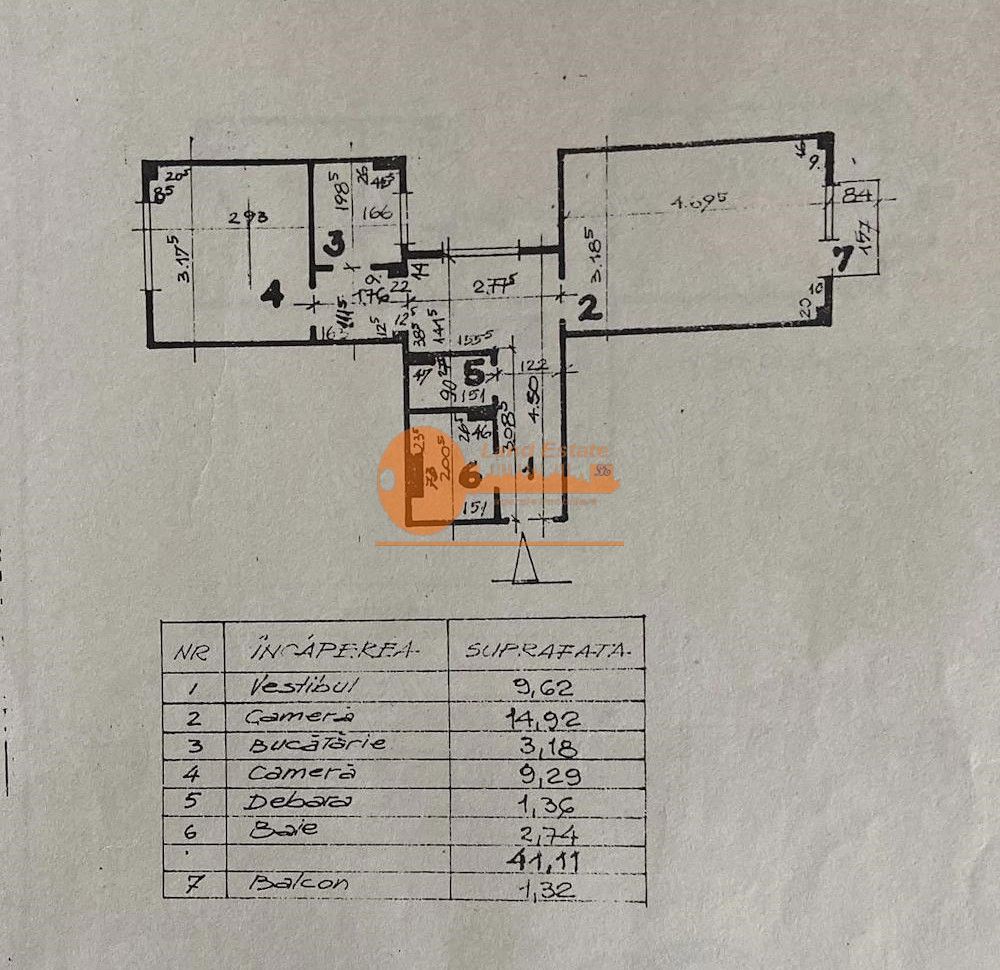 Apartament 2 camere | Lujerului | 600m metrou - Schiță 8