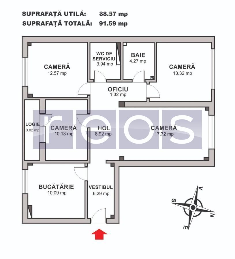 VANZARE 4 CAMERE | DECOMANDAT | ZONA BASARABIA - Poză 12