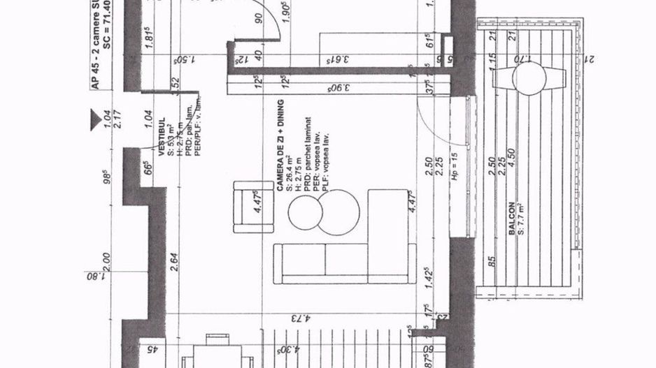 Apartament de vanzare 2 camere - Poză 1