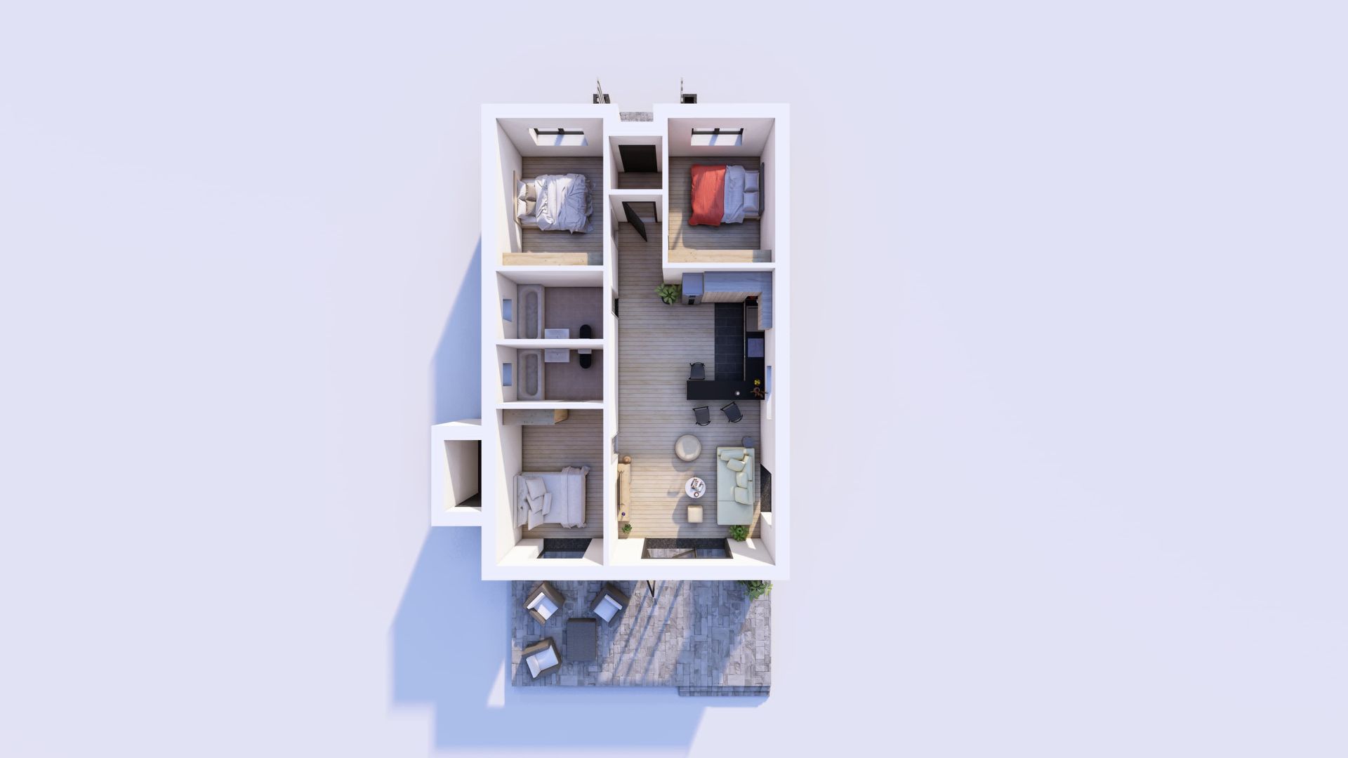 Vilă Individuală Parter - 130mp construiti - 396mp teren - Poză 6