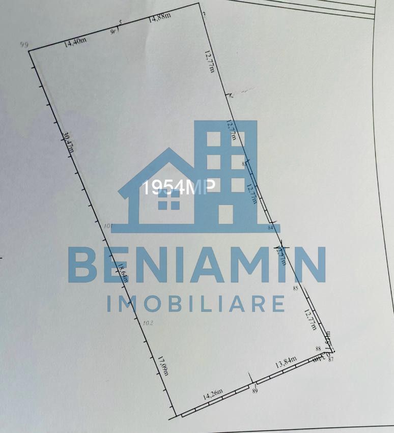 Teren 1954mp Intravilan Bariera Carpenului-1954mp-Deschidere 29.5ml - Poză 2