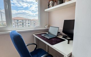 Giroc, 2 camere + birou, terasă 10 m și parcare, etaj 3, 55 mp - Poză 8