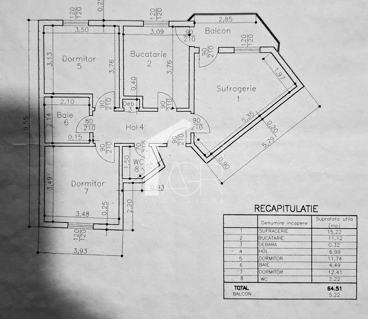 Apartament cu 3 camere, ultracentral - Poză 16