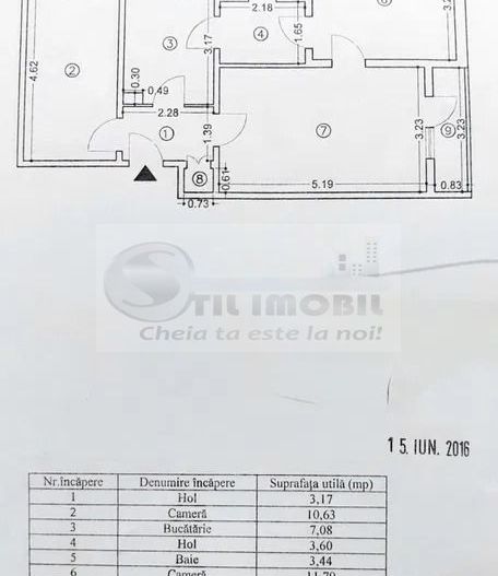 Apartament 3 camere – Tudor Vladimirescu – 105.000 € - Poză 8