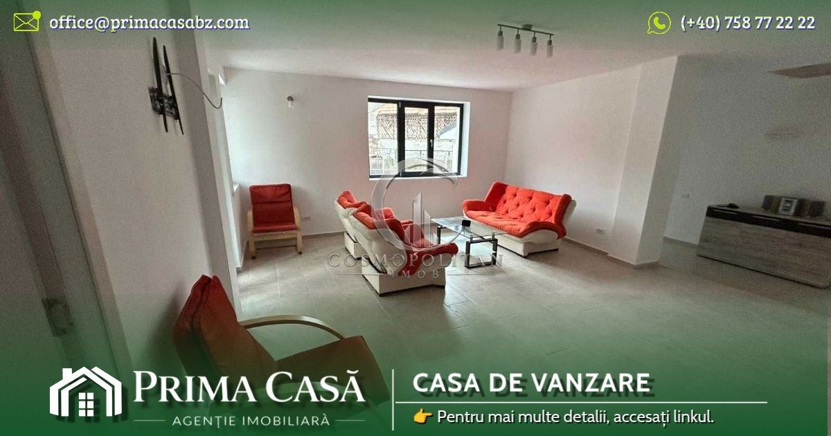 Casa constructi noua si teren 750mp comuna Unguriu BZ finisaje moderne - Poză 10