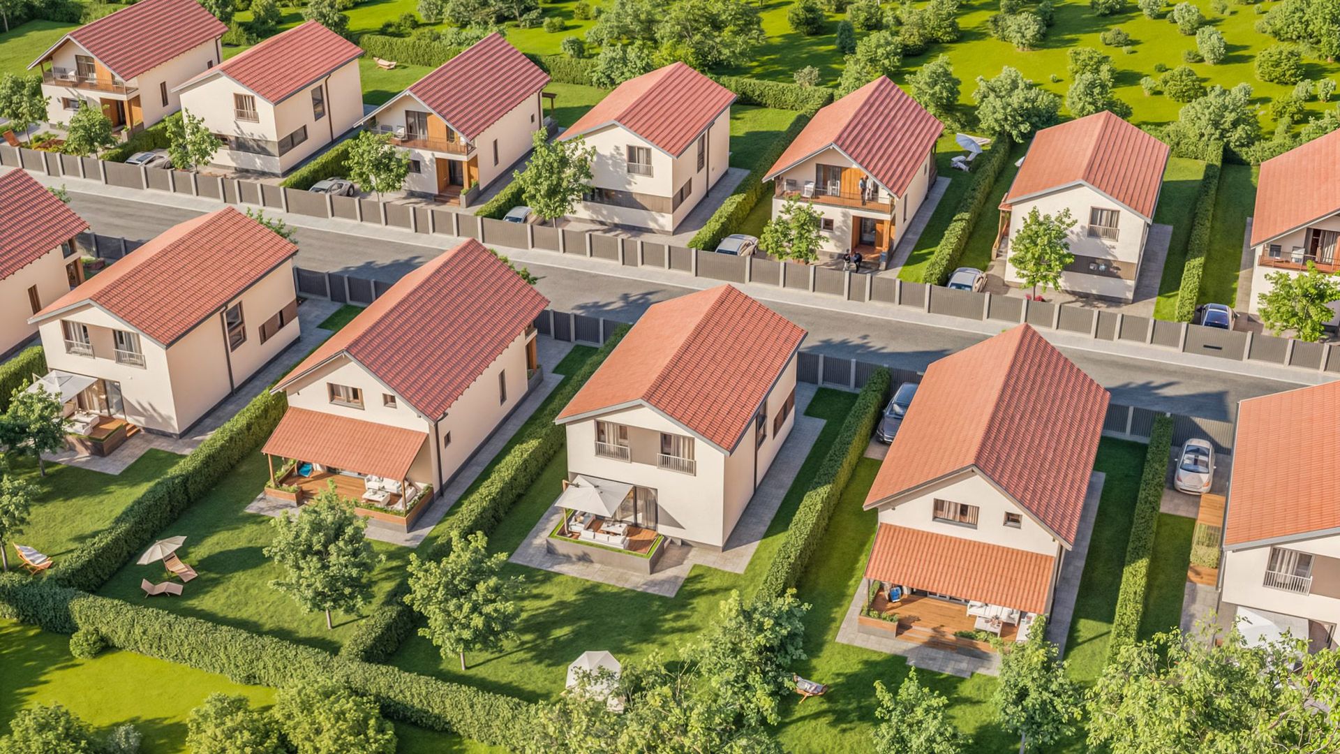 Case individuale în Sânpetru, cu teren 400 mp și toate utilitățile - Poză 8