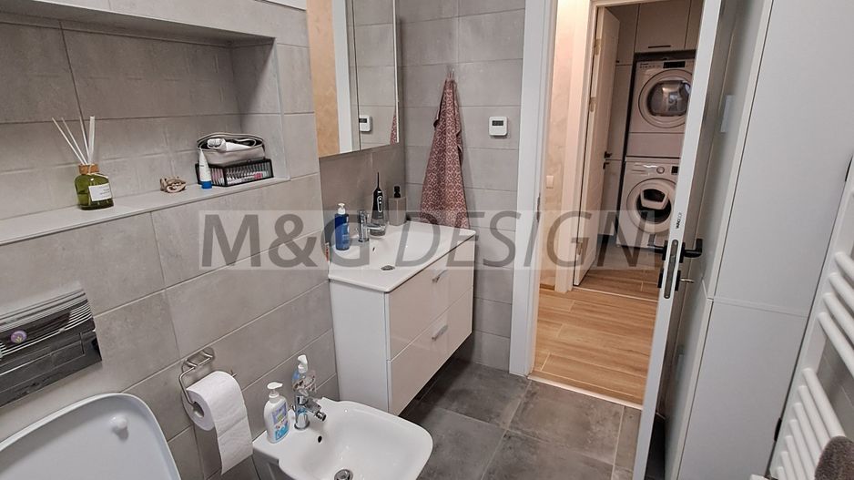 3 camere  bloc nou, 80 mp utili , balcon de 20 m - Poză 29