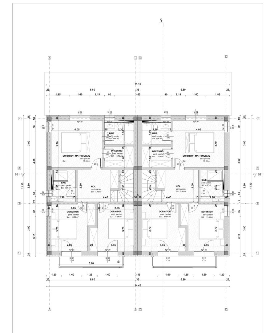 Casa duplex in zona Bunloc - Schiță 8