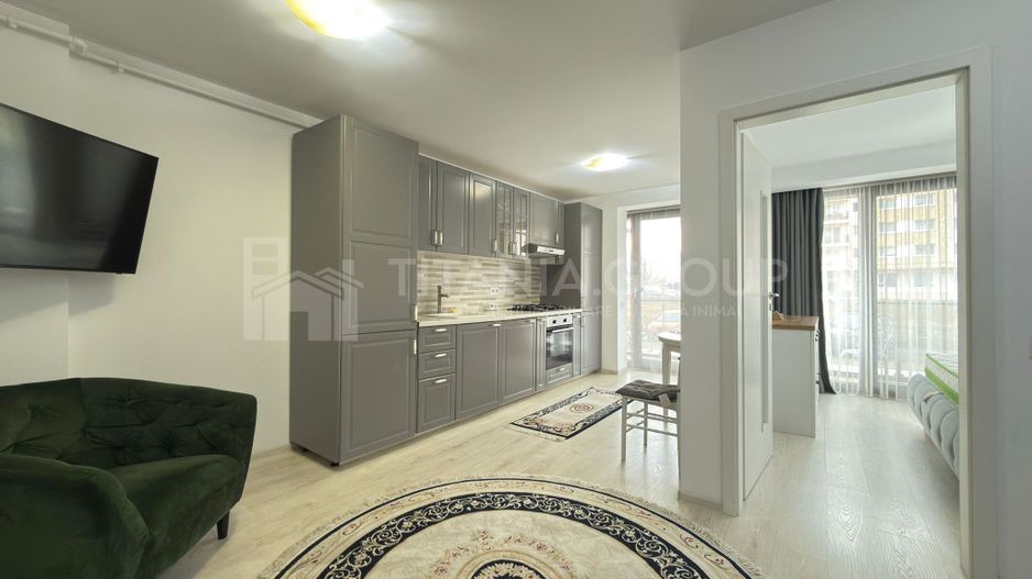 Apartament cu 2 camere, mobilat si utilat - langa mall Coresi - Poză 2
