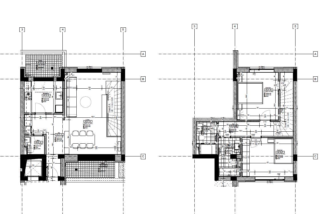 RENT - 3 Camere Duplex | CATTED RESIDENCES | INCHIRIERE - Schiță 11