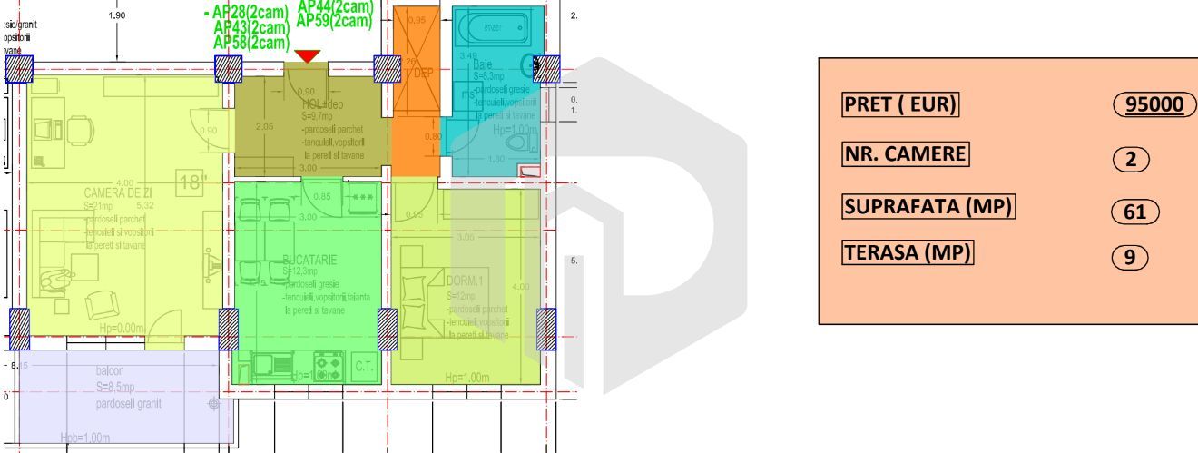 Apartament 2 camere - Decomandat - Etaj 2 sau 2- Piata Rahovei - Poză 6