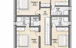 Vila Premium P+E, 4 dormitoare 4 Baii, Ghiroda Timisoara - Poză 33