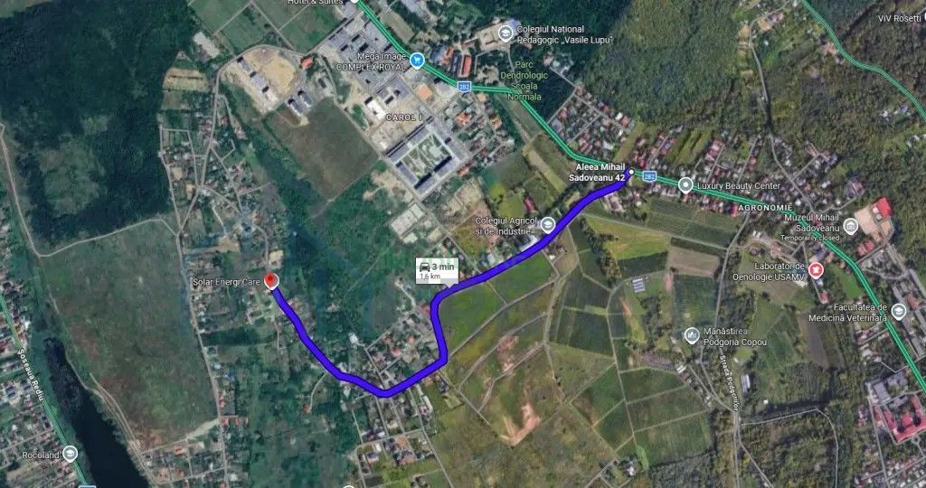 Teren construibil 350 mp in Copou, zona Viticultori, Iasi – 66.500 EUR - Poză 3