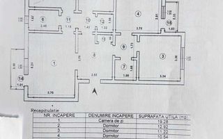 Apartament 4 camere decomandat, Zimbru, 91 mp utili + balcoane, etaj 7/8, an 1989 - Poză 1
