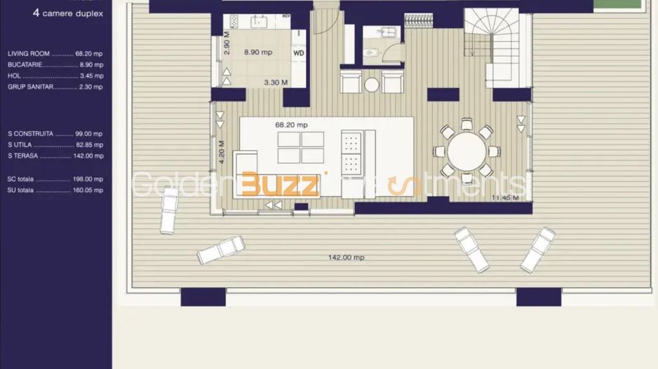 Apartament 4 camere Herăstrău | De închiriat - Schiță 21