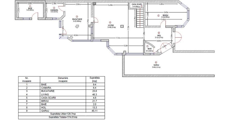 Casa deosebita 4 dormitoare ultracentral Lugoj - Poză 8